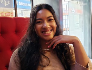 Shanna Maria, a PR student smiling